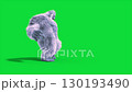 green screen yeti, gorilla, snow monster die side 3d rendering  130193490