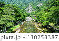 栃木縣那須鹽原市：夏季流經鹽原溫泉的保耆川和天狗岩 130253387