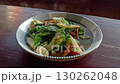 A plate of steaming chop suey, local Filipino stir fry vegetable dish from the Philippines 130262048