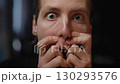Expressive and powerful emotions are displayed through intense and striking closeup shots 130293576