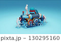 Teamwork Operating Machine to Generate Bright Idea Light Bulb Teamwork Operating Machine to Generate Bright Idea Light Bulb 130295160