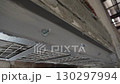 Bolt secures reinforcement beam in doorway of fragile site 130297994