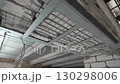 Reinforcements with steel angles and rebars on doorway 130298006