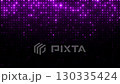Purple glowing blinking lights. Grid pattern with random size dots. Shimmering particles abstract background for festive design, New Year. 4K loop animation. 130335424