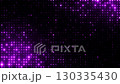 Purple glowing blinking lights. Grid pattern with random size dots. Shimmering particles abstract background for festive design, New Year. 4K loop animation. 130335430