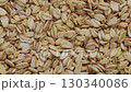 Uncooked Oat Flakes for Organic Healthy Breakfast Macro Shot Zoom In 130340086