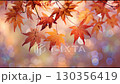 Autumn leaves and sparkling video 130356419