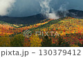 Beautiful Autumn foliage timelapsing with stunning nature colors from Adirondack upper New York State, USA 130379412