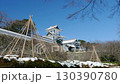 The snow-covered Kanazawa castle 130390780