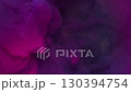Sparkling mist. Art vapor. Purple violet shimmering blow fume flow blend dye neon glow. Defocused color ink splash abstract background. 130394754