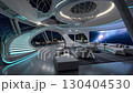 A living room filled with furniture and a spiral staircase 130404530