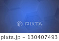 abstract motion graphic of a hexagon pattern with dark blue colors 130407493