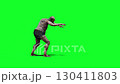 Zombie green screen realistic 4k animation. 130411803