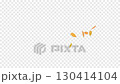 Fallen leaves dancing in the wind transparent background 130414104