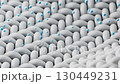 Cleaning the wave cloth with microscopic details, 3d rendering. 130449231