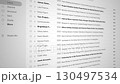 Office work email inbox with employee messages project updates and reminders 1 130497534