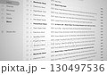 Sale cluttered inbox filled with spam email promotions and black friday 1 130497536