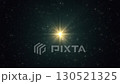 レトロな雰囲気の光源のあるギャラクシー　スロー　ループ 130521325