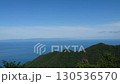 View of the Sea of Japan and Sado Island from the Yahikoyama Panorama Tower parking lot 130536570