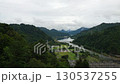 View of Lake Tadami from Tagokura Dam in Tadami Town, Minamiaizu District, Fukushima Prefecture 130537255