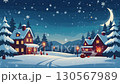Sparkling snow falling animation 130567989