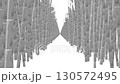 [Anime-style] Moving forward through the bamboo forest_Winter loop 130572495