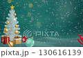 Merry Christmas image of a Christmas tree and a snowman 130616139