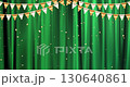 華麗的背景與花圈和五彩紙屑（無限循環） 130640861