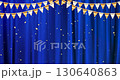 華麗的背景與花圈和五彩紙屑（無限循環） 130640863
