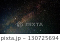 天の川と星キラキラ　実写とCG 130725694
