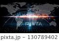 世界規模のAI通信をイメージしたデジタルビジュアル 130789402