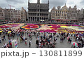 ベルギーのグランプラスで年に一度行われるフラワーカーペット 130811899