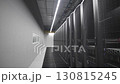 Power system appears monumental with wires and steel doors 130815245