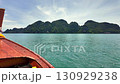 Thailand. Traditional long tail boats ride, Andaman sea and isles panorama Thailand. Traditional long tail boats ride, Andaman sea and isles panorama 130929238