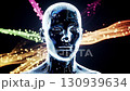 AI robot that expresses emotions with light particles 130939634