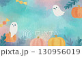 Halloween ghosts and pumpkins_1 130956019