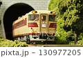 碓氷峠の鉄道模型ジオラマを走るキハ82系特急列車　特急白鳥 130977205