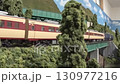 碓氷峠の鉄道模型ジオラマを走るキハ82系特急列車　特急白鳥 130977216