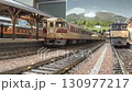 碓氷峠の鉄道模型ジオラマを走るキハ82系特急列車　特急白鳥 130977217
