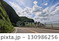 A drive along National Route 402 (Echigo Nanaura Seaside Line) along the coastline of Niigata City 130986256