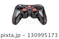 Rotation of wireless gamepad - 3D animation seamlessly loopable isolated on white background 130995173