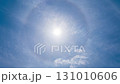 縮時攝影：藍天上的白雲與日暈 131010606