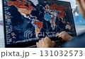 Comprehensive Global Maritime Analysis Conducted on a Laptop in a Dynamic Shipping Environment Today 131032573