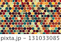 Exploring Colorful Hexagonal Patterns in the Realm of Abstract Art and Contemporary Design Concepts 131033085