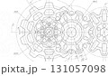 drawing, sketch, blueprint 131057098