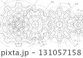drawing, sketch, blueprint 131057158