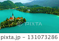 Aerial view of Lake Bled 131073286