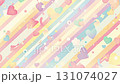Pastel color and heart mark background material 131074027