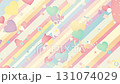 Pastel color and heart mark background material 131074029