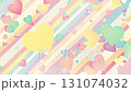 Pastel color and heart mark background material 131074032